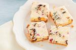American White Chocolate Honeycomb And Raspberry Cheesecake Slice Recipe Dessert