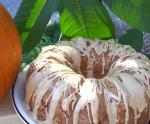 White Chocolate Ribbon Pumpkin Cake With Maple Glaze recipe