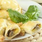 American Pates Mushrooms and Yellow Cheese Appetizer