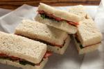 American Pickled Radish and Sweet Butter Tea Sandwiches Recipe Appetizer