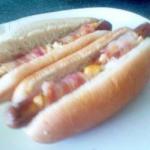 Australian Hotdogs with Bacon and Cheese Appetizer