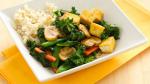 American Glutenfree Asian Kale and Tofu Stirfry Appetizer