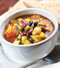 Australian Butternut Black Bean Chili Dinner