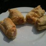 American Sausages in Puff Pastry Appetizer