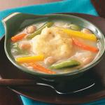 American Vegetable Dumpling Soup Appetizer