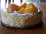 Australian Carameled Peach Cheesecake Dessert