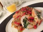 American Spinach and Goat Cheese Stuffed Chicken Breast Appetizer