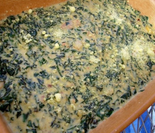 Canadian Creamed Spinach and Bacon Bake Appetizer