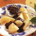 Australian Pears in Chocolate Sauce 2 Dessert
