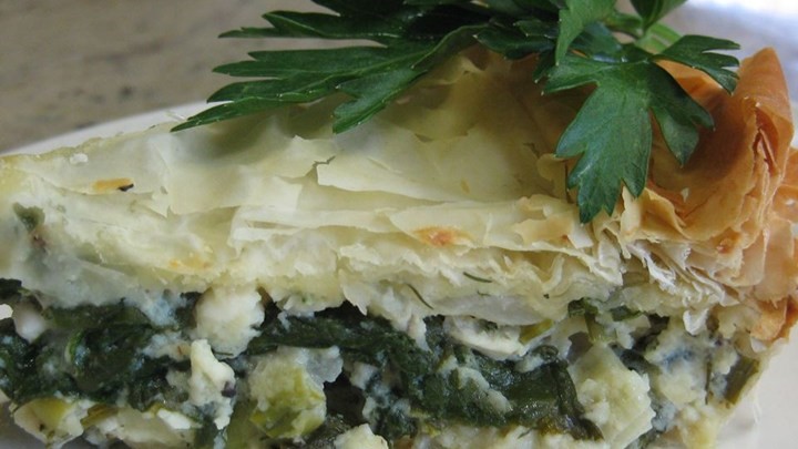 Greek Spanakopita greek Spinach Pie Recipe Appetizer