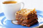 Canadian Chocolate Mascarpone Baklava With Coffee Syrup Recipe Dessert