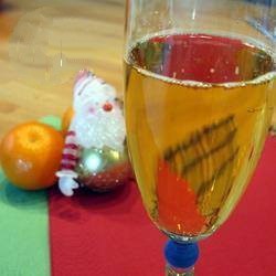 Canadian Champagne with Rum and Pineapple Appetizer