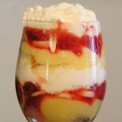 Canadian Pave of Strawberry in the Bowl Dessert