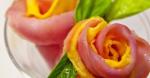 American Flowers for Bento  Ham and Egg Roses  An Easy Bento Item 1 Dessert