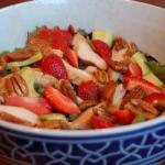 Australian Salad with Grilled Chicken Avocado and Strawberries Dinner