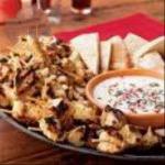 American Juicy Chicken Skewers of the Bbq Appetizer