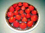 American Chocolate Strawberry Tart Dessert