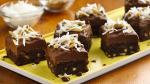 American Chocolate Chunk Almond Brownies Dessert