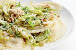 Australian Ravioli With Brussels Sprouts And Burnt Butter Sauce Recipe Appetizer