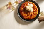 Australian Upsidedown Peach Tart tarte Aux Peches Appetizer