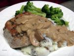 American Browned Pork Chops with Gravy Dinner