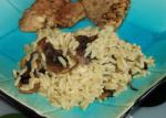 American Rice Pilaf With Mushrooms Dinner
