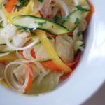 Australian Ribboned Vegetable Salad Appetizer