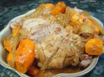 American Crock Pot Garlic Pork With Sweet Potatoes BBQ Grill