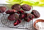 American Beet and Beet Green Fritters Recipe Appetizer