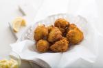 American Hush Puppies With Crab and Bacon Recipe Appetizer