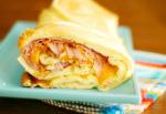 American Baked Ham and Cheese Omelet Roll Dinner