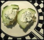 American Herbed Cucumber Canapes Appetizer