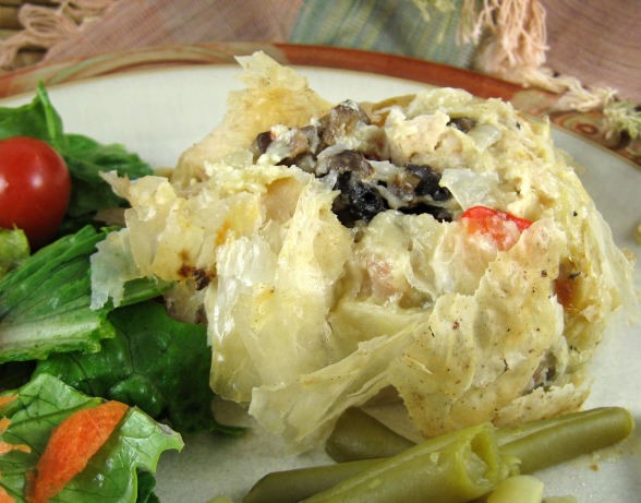 Australian Phyllo Chicken Roll Oamc Appetizer