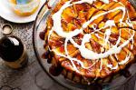 British Caramel Apple Upsidedown Cake Recipe Dessert