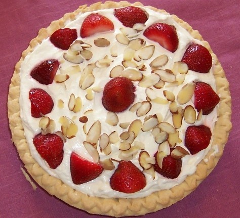 French Strawberry Cream Pie 6 Dessert