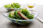 Australian Wild Arugula Celery and Apple Salad With Anchovy Dressing Recipe Appetizer