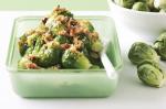 American Baby Brussels Sprouts With Pancetta Crumbs And Hazelnuts Recipe Appetizer