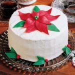 American White Chocolate Holiday Cake Dessert