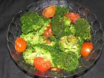American Broccoli and Cherry Tomato Salad Appetizer