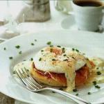 Australian English Muffins with Poached Eggs Dessert