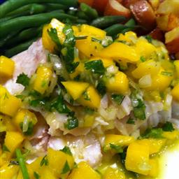 Australian Fish with Mango Salsa BBQ Grill