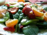 American Spinach Strawberry Mandarin Salad With Poppy Seed Dressing Dessert