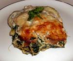 American Crab and Spinach Lasagna Appetizer