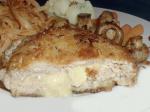 American Breaded Veal Cutlet with Brie Dinner