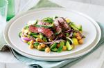 American Parsleycrusted Lamb With Chickpea Salad Recipe Dinner
