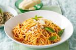 American Sundried Tomato Pesto Spaghetti Recipe Appetizer