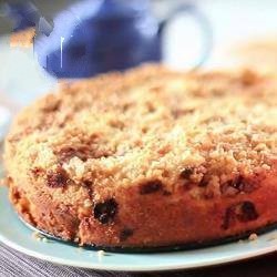 American Rhubarb Crumble Cake with Dessert