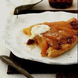 American Cake of Apples and Sultanas Different Dessert