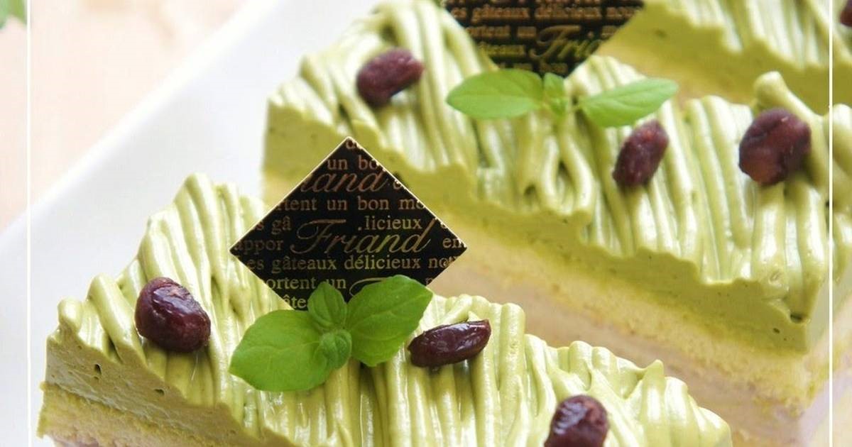 American Matcha Chocolate Adzuki Mont Blanc Shortcake 3 Dessert