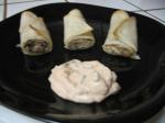 American Chicken and Black Bean Taquitos With Adobo Sour Cream  Ww Poi Appetizer